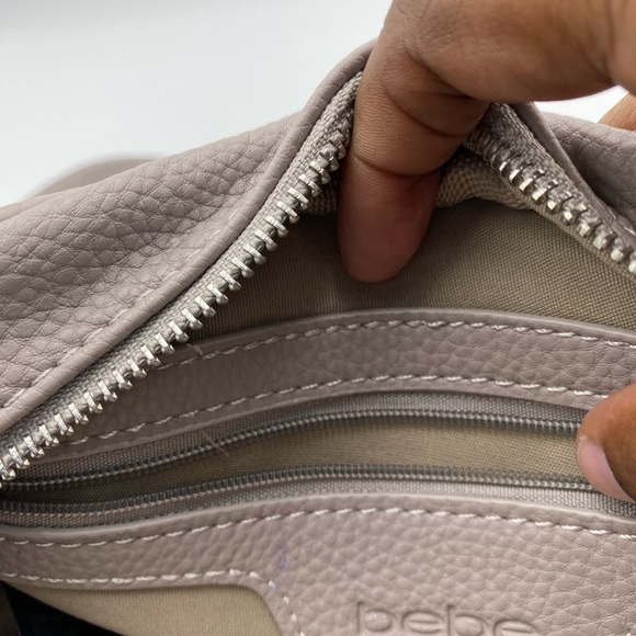 Bebe Gray crossbody purse - Picture 4 of 11